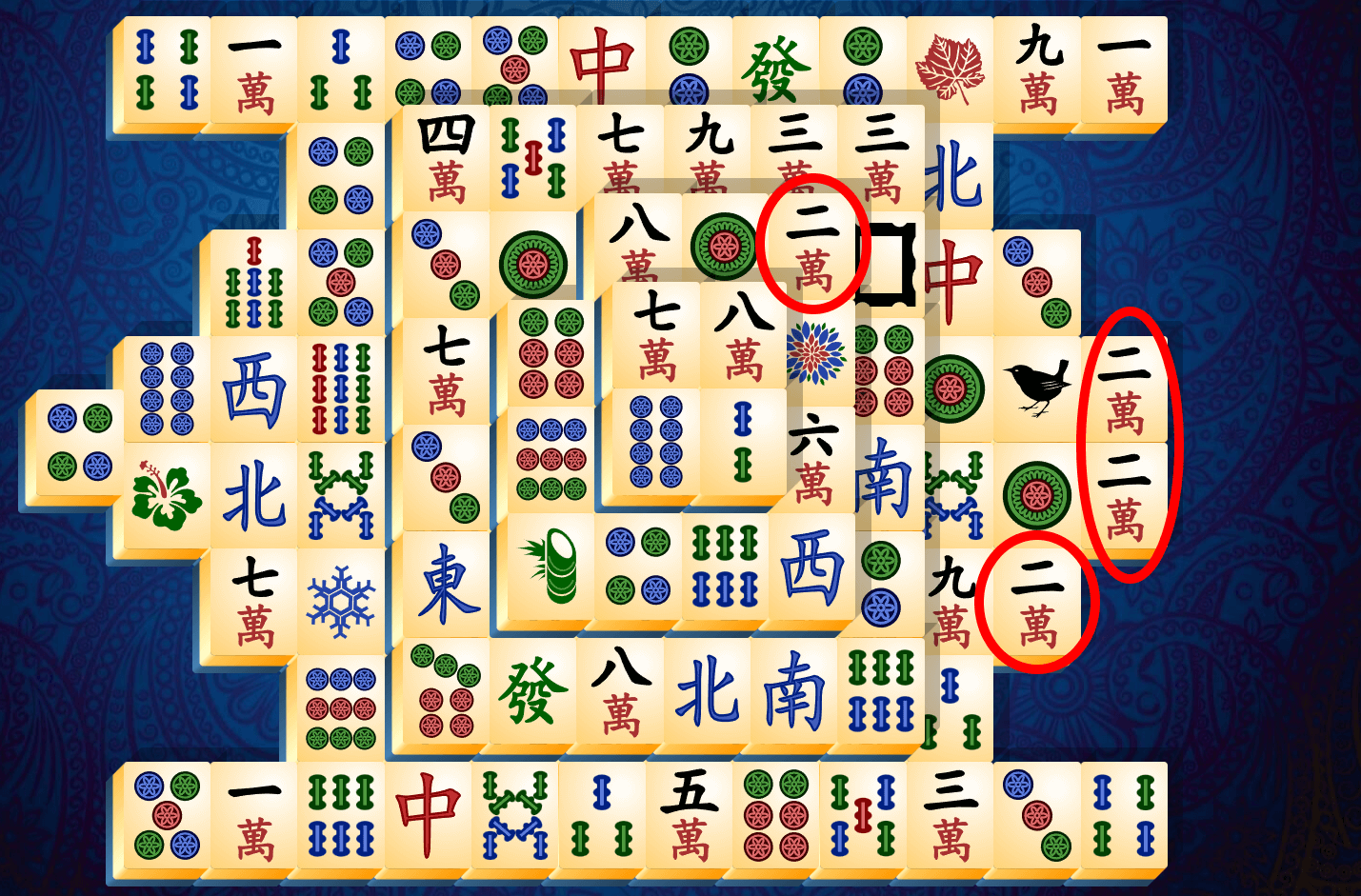 Mahjong Solitaire Eğitimi, 3. adım
